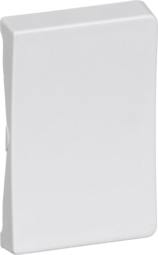 OPUS 66 tangent for krone dobbelt korrespondance afbryder med 1/2 modul lampe hvid - 1