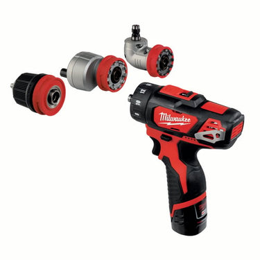 12V Bore/skruemaskine BDDXKIT-202C Kompakt 2x2,0AH lader og kuffert - 1