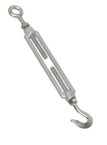 Galvaniseret Bardunstrammer Øje/Krog 6mm - 1