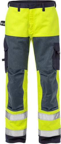 Flame HiVis Bukser 125940 Gul/Mar. C44 - 1