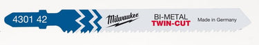 Stiksavklinge 91 mm / 2,5/1,8 mm for metal 5 stk T123XF - 1
