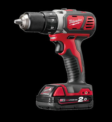 18V Bore/skruemaskine Kompakt Bdd-202c /inkl.2x2,0AH lader og kuffert - 1