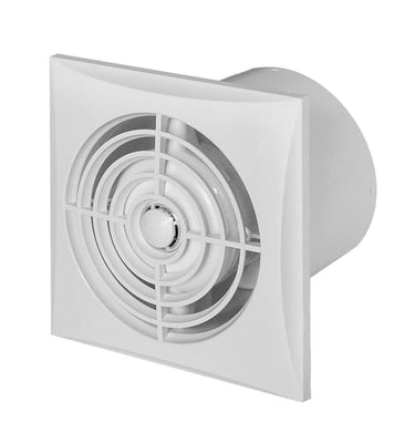 Silent ventilator med Timer Ø100 System+ komplet med front panel - 1