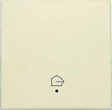 Tangent med LED med "forlad hjem" symbol cream - 1