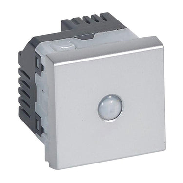 Mosaic afbryder pir/timer 10A 2M aluminium - 1
