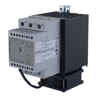 3-Polet analog-styret Solid-state relæ Udg 3x600v/3x65AAC Ext fors: 24VAC/DC Reg: 0-20/4-20/12-20mA - 1