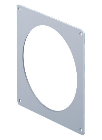 Rund Ø125 dækplade BxH 161x167 mm - 1
