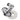 Roth tilgangsstykke vinkel 75 x 1/2" x 10 mm med roset - 1