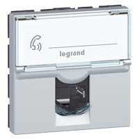 Mosaic dataudtag RJ45 Cat-6 FTP 2M aluinium - 1