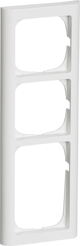 FUGA ramme Softline 63 3,5 modul hvid - 1