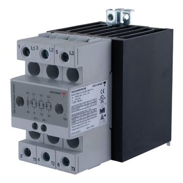2-Polet Solid-state relæ Udg 3x600volt/3x40Amp Indg 5-32VDC - 1