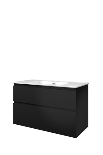 Sanibell Proline grebsfri møbelsæt 100x46cm matsort - 1