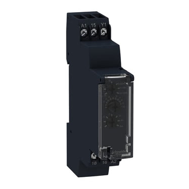 Timer 17,5mm multifunktion 0,1s-100t 1 C/O 5A 12-240VAC/DC - 1