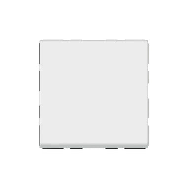 Mosaic Fjedertrykkontakt 1 polet 6A med led 2M antibak. hvid - 1