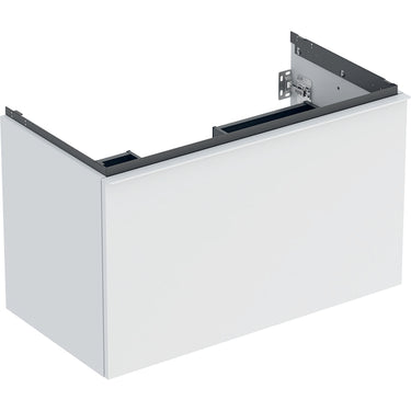 Geberit Acanto underskab til håndvask 90 cm 1 sk + 1 indv sk hvid mat/håndtag hvid mat - 1