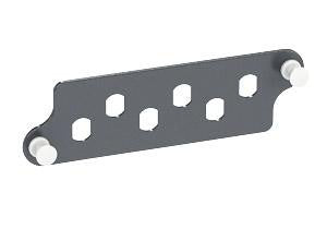 Actassi 19-C Fiberadaptorplader 6 x ST Splx MM Adapters - 1