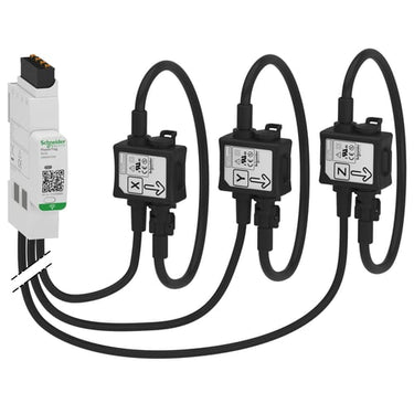Energimåler PowerTag Energy R200 PowerTag Rope 200A 3P/3P+N til montage i top eller bund position - 1
