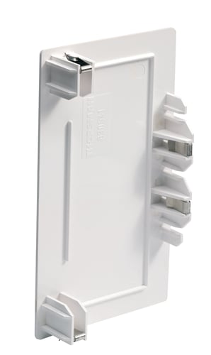 Endestykke TTI-ES123 PVC hvid RAL9016 - 1