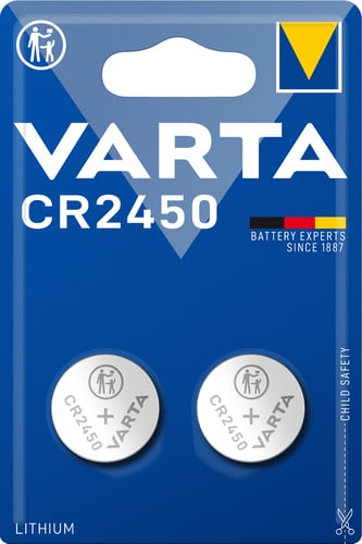 Varta Batteri LITHIUM CR2450 2 stk - 1