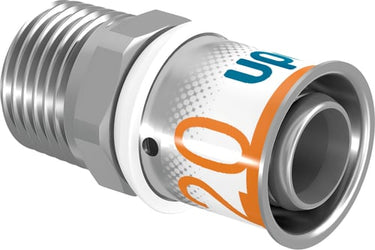 Uponor S-Press PLUS preskobling muffe/nippel 20 mm x 1/2" - 1