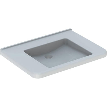 Geberit Renova Comfort Square håndvask 750 x 550 x 155 mm hvid porcelæn - 1