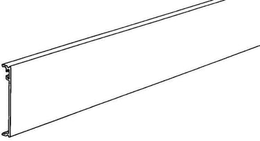 Front FCA-F80 hvid PVC RAL9010 2,5 m - 1
