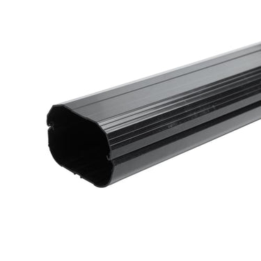 Varmepumpekanal 77 x 64 x 2000 mm sort - 1