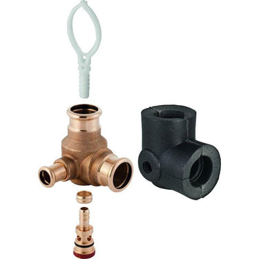 Geberit Mapress tilslutningsgarniture til indvendig cirkulation: d=28mm d1=15mm - 1