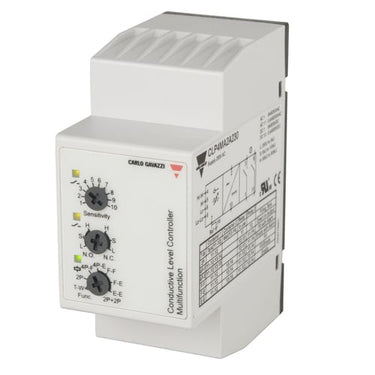 Niveauforstærkerrelæ 2 - 4 niveauer 230VAC Sokkel 2 x 8A relæ B: 36mm - 1