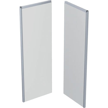 Ifö Showerama bagelement 900 x 900 x 2000 mm sølv/mat alu - 1