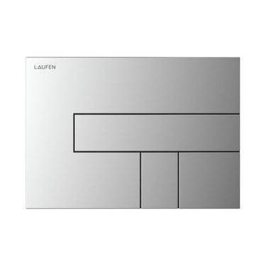 LAUFEN LIS AW100 betjeningsplade duo krom - 1