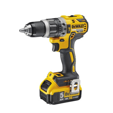 DeWalt 18V kompakt kulløs Slagboremaksine m/2x5,0ah lader og kuffert - 1