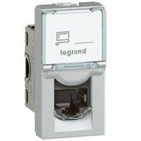 Mosaic dataudtag RJ45 Cat-6 FTP 1M aluinium - 1