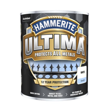 Hammerite Ultima Hvid RAL9016 750ml - 1