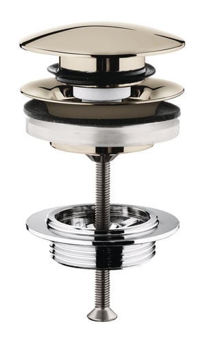 GROHE Push-up bundventil nikkel - 1