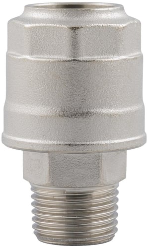 Nippelmuffe udvendigt gevind 20x1/2" - 1