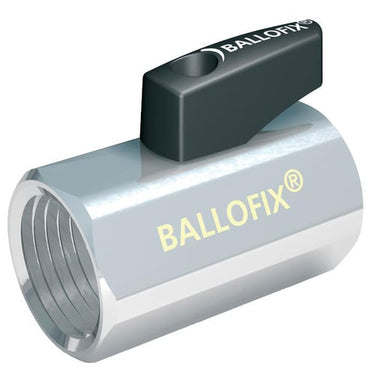 Broen Ballofix 1/2" muffe/muffe med håndtag - 1