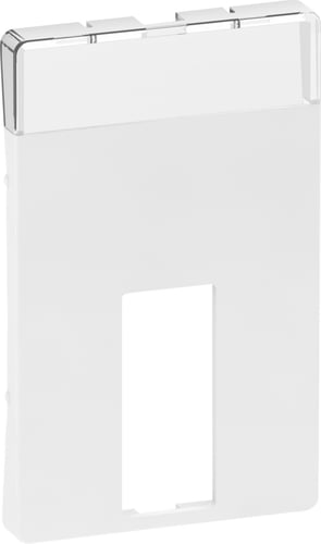 LK FUGA afdækning for VGA-udtag (15P VGA eller 9P Sub-D) 1,5 modul hvid - 1