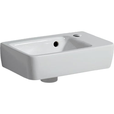 Geberit Renova Plan håndvask 400 x 250 x 150 mm hvid porcelæn KeraTect - 1