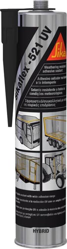 Sikaflex 521 UV sort 300 ML patron - 1