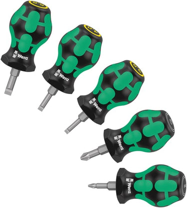 Wera Stubby Set 2 skruetrækkersæt 5 dele - 1