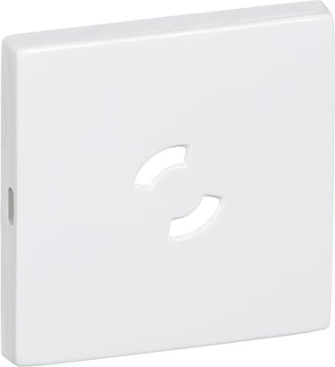Dæksel for lampestikkontakt 50x50 mm hvid - 1