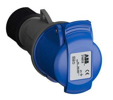 CEE forlængerled 3 polet 16A 200-250V 6H 216EC6 - 1