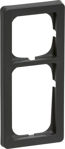 FUGA ramme Baseline 63 2,5 modul koksgrå - 1
