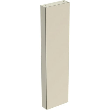 Geberit Icon højskab 450 x 150 x 1800 mm 1 låge sandgrå højkomprimeret trelags-spånplade lakeret blankpoleret - 1