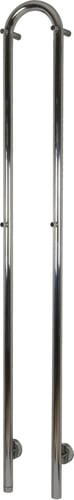 KRISS KRISS Duo håndklædevarmer 1480x190mm pol rf stål stål - 1