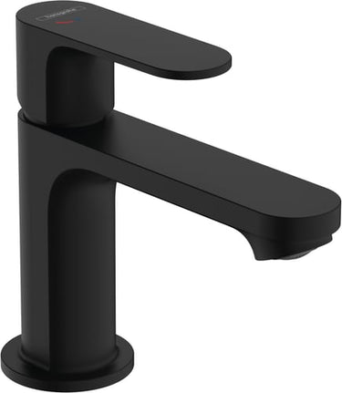 hansgrohe Rebris S 1-grebs håndvaskarmatur 80 CoolStart m/løft-op bv mat sort - 1