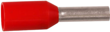 Isoleret terminalrør A1-8ETT 1mm² L8 Rød - 1