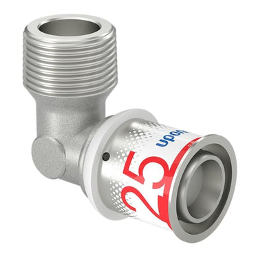 Uponor S-Press PLUS presvinkel 90° muffe/nippel 25 mm x 3/4" - 1