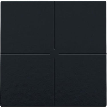 4-tryk Bakelite® piano black coated NHC - 1